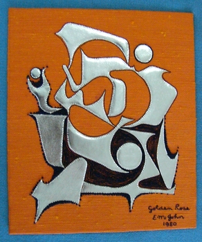 One of a Set of Five Panels