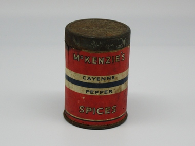 Container - Tin, McKenzies/ Cayenne Pepper/Spices