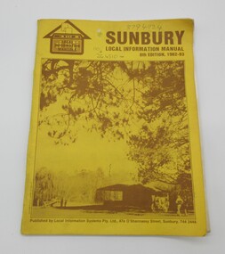 Manual - Directory, SUNBURY/LOCAL/INFORMATION MANUAL/8th EDITION 1982-83