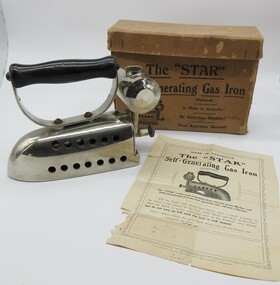 Domestic object - Self-Generating Gas Iron, The "STAR" Self-Generating Gas Iron