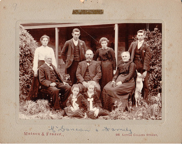 Photograph, The Duncan family, c1907