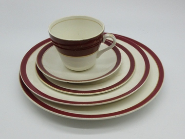 Functional object - Cup, saucer and plate setting