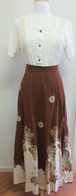 Skirt, batik, 1970s