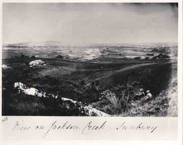 Photograph - View of Jackson Creek Sunbury, c1870
