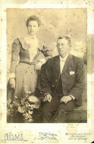 Photograph, Talma Photographers - Paris Panel, William Alfred and Mary Benzley, c1900