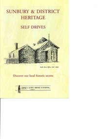 Booklet - Self Drive booklet, Sunbury & District Heritage Self DRives, 2012