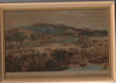 Artwork, other - Race Meeting near Sunbury, Georgev Rowe, 1858