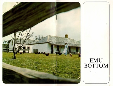 Pamphlet, Ruskin Press, Emu Bottom 1836, 1986