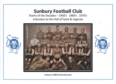 Book, Peter Free, Sunbury Football Club, 2021