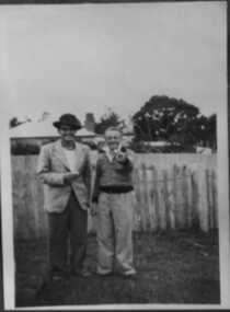 000070 - Photograph - Jackie Gay and Les Ross - circa 1948 Easter - M Rixon