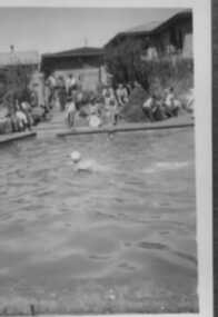 000097 - Photograph - 1948-9 - Inverloch - Pine Lodge Swimming Pool - M Rixon