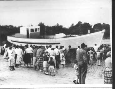 000143 - Photograph - November  1959 - Ripple II Crossing Surf Parade - R Young