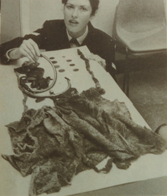 000232 - Photograph - Suspected remains of belongings of Margaret Clement found at Venus Bay after she disappeared