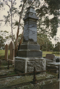 000337 - Photograph - Thomas and Jane Lees - settled at Lower Tarwin in 1870s - monument and grave Lower Tarwin Cemetery