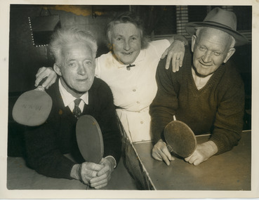 000356 - Photograph - 1960s Inverloch - Tarax Bar - Abe Nelson - Biddy Nelson - Jack Hitchin