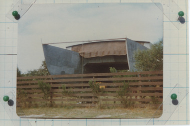 005636 - Photograph - c1978 - Inverloch - catamaran built in Short St - from N Durham