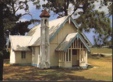 000493 - Postcard - Christ Church Tarraville - Gippsland Oldest Church - Copyright Scancolor Australia