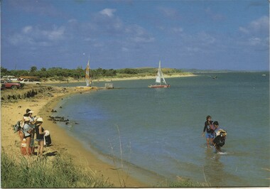 004345 Postcard Photograph - Sailing Club, Jetty Beach, Inverloch - Photo by Neil Cutts - from Nina Banks - Digital Copy only