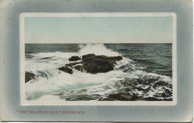 004350 Postcard Photograph - The Troubled Sea, Inverloch - from Nina Banks - Digital Copy only