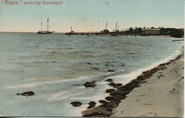004357 - Postcard - Ripple arriving Inverloch - Souvenir Post Card, G Ford, Leongatha - from Bob Speed