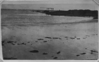 000159 - Photograph - Cape Paterson - diving board on beach - S Powell