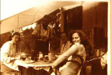 000625 - Photograph - Pine Lodge - Afternoon Tea - from Ruth Tipping