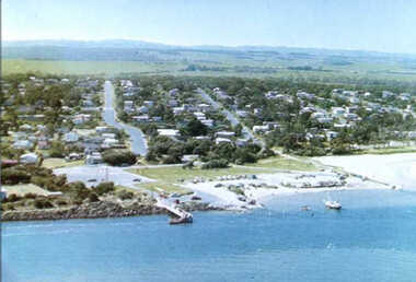 000641 Photograph - 1978 - Aerial View Pier looking North East, Inverloch - from Ruth Tipping