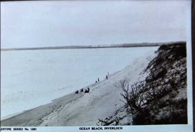 Postcard, 000656 - Photograph - Point Smythe Ocean Beach, Inverloch - Valentines Series No 1591 - from Ruth Tipping