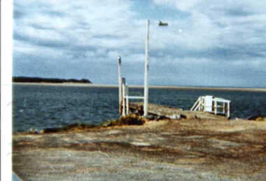 000663 - Photograph - 1976 - Inverloch Pier & boat ramp - from N Deacon