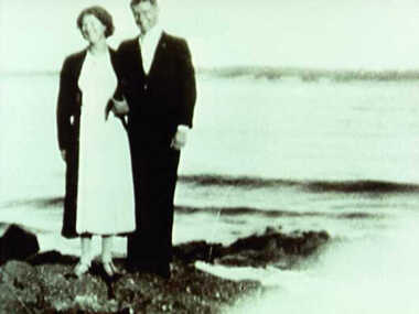 000399 - Photograph - Joe Evans - Engagement - fiancee Thelma - two months before he died - from Noelle Green