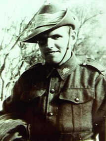 000402 - Photograph - Bill Evans in uniform - from Noelle Green