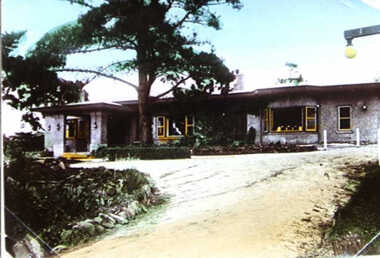 000469 - Photograph - Pine Lodge driveway & entrance - from Betty Pink