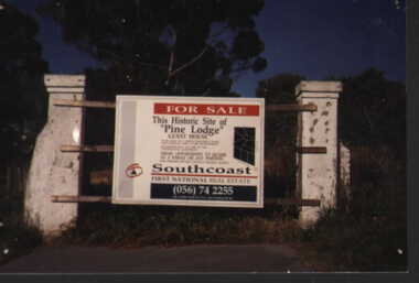 000492 - Photograph - 1997 - Pine Lodge Gates - from Nancye Durham