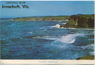 004373 Postcard Photograph - Greetings from Inverloch - Rugged Coastline - from Graham Paterson