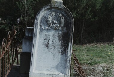 000687 - Photograph - 1997 - Anderson Inlet Cemetery, Inverloch - Isabella McLeod Grave - from Ken Howsam