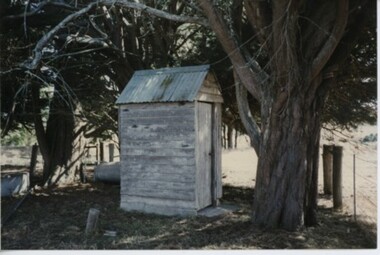 000699 - Photograph - 1997 - Bena - Ray Irving - Outhouse Toilet Dunny