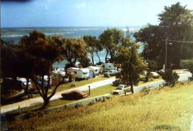 000742 Photograph - Inverloch - Caravans on Foreshore - from Ruth Tipping