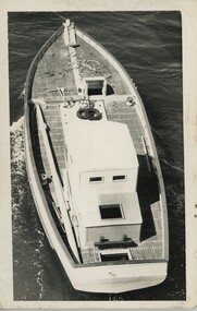 004383 - Photograph - Ripple II under Phillip Island bridge - 1960 - from Bob Young