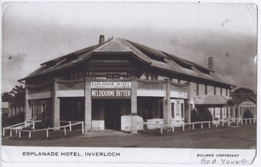 004409 - Photograph - Esplanade Hotel, Inverloch - Bulmer Copyright - from Bob Young