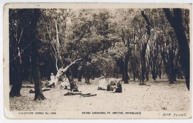 004410 - Photograph - Picnic Grounds, Pt Smythe, Inverloch - Valentine Series 1592 - from Bob Young