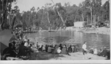 000908 - Photograph - c1930 - Mirboo North - swimming pool - for 'Back to Mirboo' - from May Brooks (given 20th July 1997)