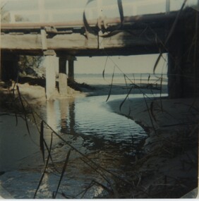 000925 - Photograph - August 1975 - Inverloch - Ayr Creek bridge - Hazel Swift