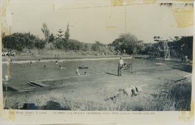001007 - Photograph - Inverloch - Pine Lodge - swimming pool - from James Wyeth