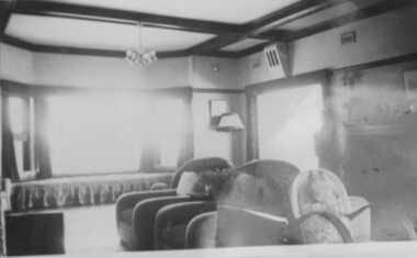 001012 - Photograph - 1947 - Inverloch - Pine Lodge lounge - from James Wyeth