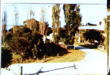 001021 - Photograph - Inverloch - Pine Lodge drive - flag-pole - from James Wyeth