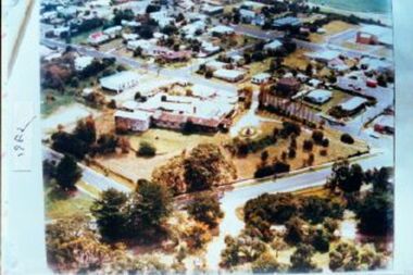 001024 - Photograph - Inverloch - c1982 - Pine Lodge aerial view - from James Wyeth