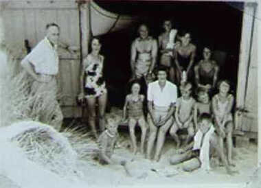001204 Photograph - Abraham's Bathing Box & Boat Shed Ledwidge - Inverloch - from Olive Wilson