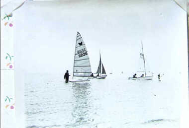 001240 - Photograph - circa 1960's - Wyeth Bay, Inverloch - Yachts - from L Bailey