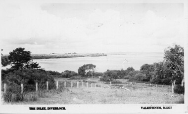 004255 Postcard - The Inlet, Inverloch - Valentine series No 5857