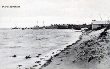 004266 - Postcard - Pier at Inverloch - from Melva Thorson (nee Symonds) - (Same as 004219)